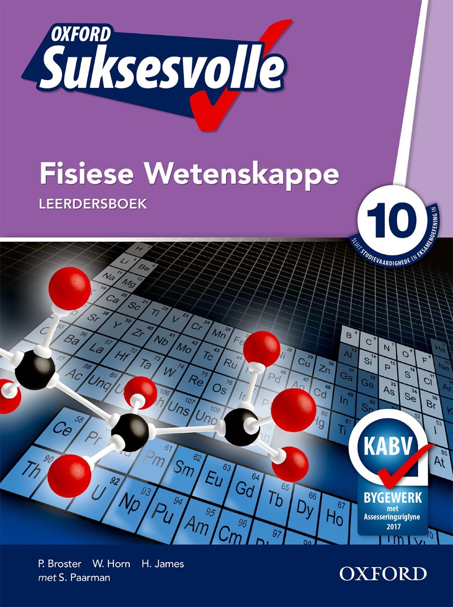 Oxford Suksesvolle Fisiese Wetenskappe Graad 10 Leerdersboek