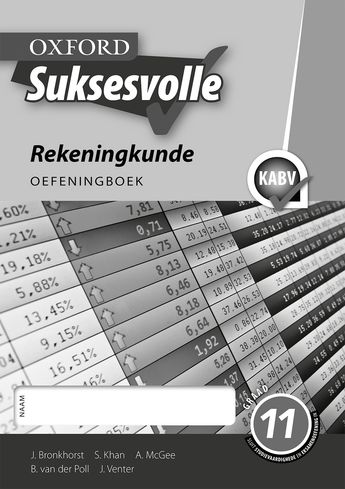Oxford Suksesvolle Rekeningkunde Graad 11 Oefeningboek