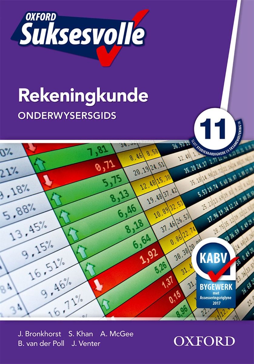 Oxford Suksesvolle Rekeningkunde Graad 11 Onderwysersgids