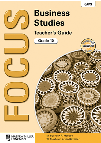 Focus Business Studies Gr 10 TG with Question Bank CD