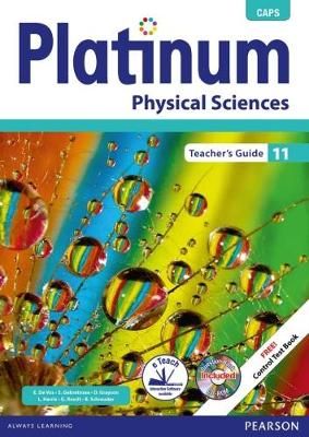 Platinum Physical Sciences Gr 11 TG with Control Test Book & Question Bank CD