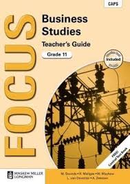 Focus Business Studies Gr 11 TG with Control Test Book & Question Bank CD