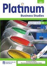 Platinum Business Studies Gr 11 TG with Control Test Book & Question Bank CD