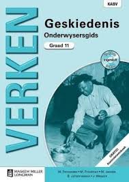 Verken Geskiedenis Gr 11 OG with Control Test Book & Question Bank CD