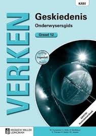 Verken Geskiedenis Gr 12 OG with Control Test Book & Question Bank CD