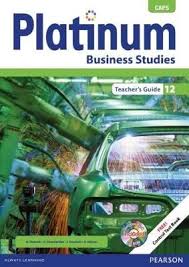 Platinum Business Studies Gr 12 TG with Control Test Book & Question Bank CD