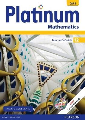 Platinum Mathematics Gr 12 TG with Control Test Book & Question Bank CD