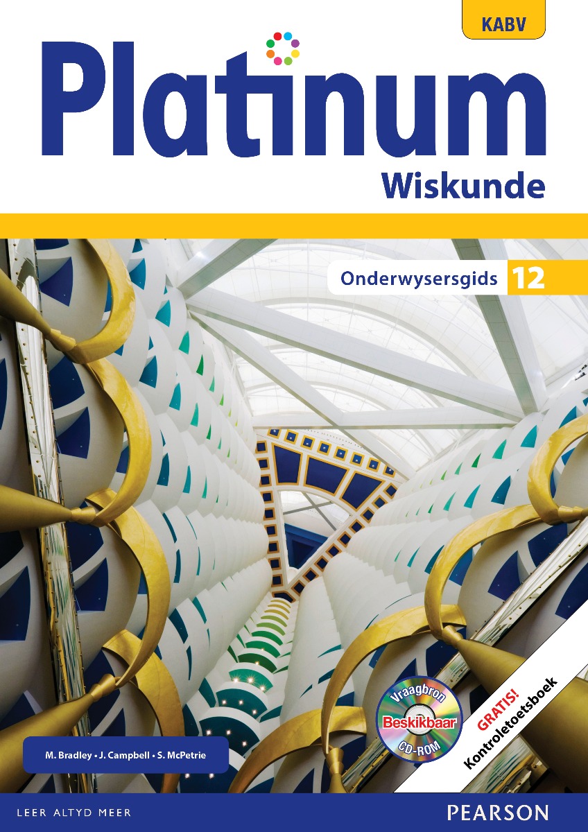 Platinum Wiskunde Gr 12 OG with Control Test Book & Question Bank CD