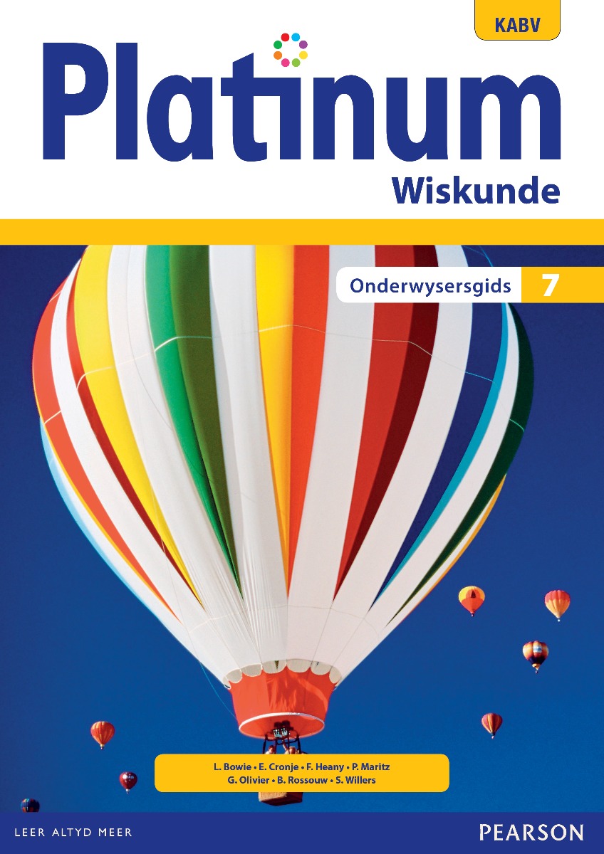 Platinum Wiskunde Graad 7 TG (includes Photocopiable WB)