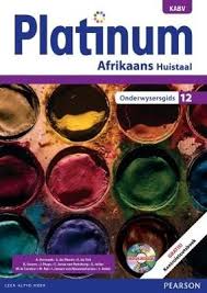 Platinum Afrikaans Huistaal Gr 12 OG with Control Test Book & Question Bank CD