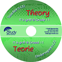 IT is gr8! @ Gr 11; Theory/Teorie
 Teacher's Notes on CD (Eng & Afr)