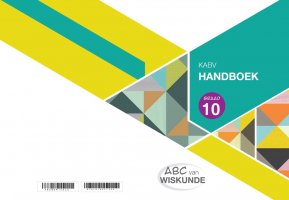ABC van Wiskunde Graad 10 HB -A4 Handboek