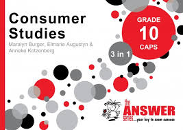 Answer Series Gr 10 Consumer Studies '3 in 1': ENGLISH