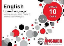 Answer Series Gr 10 English HL '3 in 1'