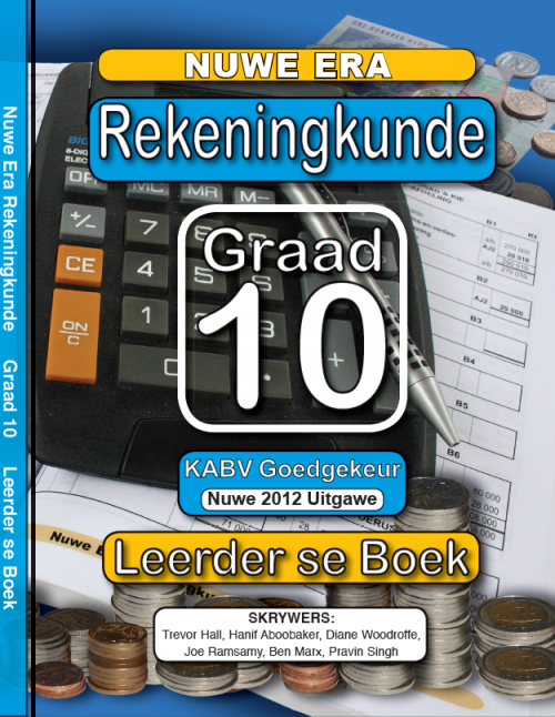 New Generation Rekeningkunde Graad 10 Leerder Boek