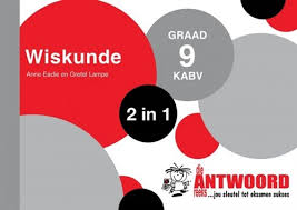 Answer Series Gr 9 Mathematics '2 in 1':AFRIKAANS