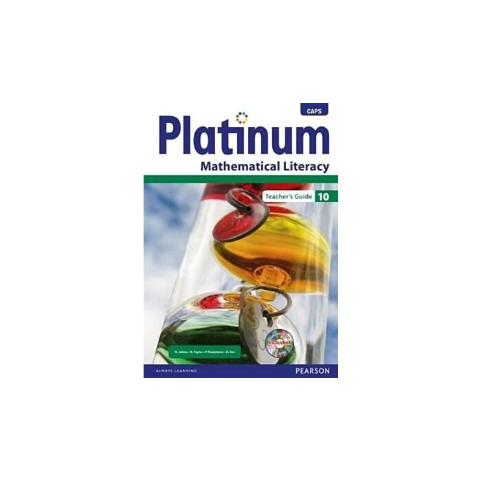 Platinum Mathematical Literacy Gr 10 TG with Question Bank CD