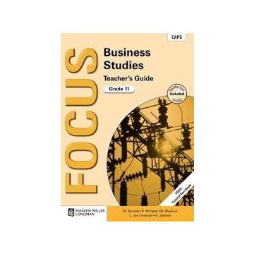Focus Business Studies Gr 11 TG with Control Test Book & Question Bank CD