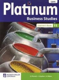 Platinum Business Studies Grade 11 Learner's Book