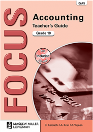 Focus Accounting Grade 11 Teacher's Guide with Key