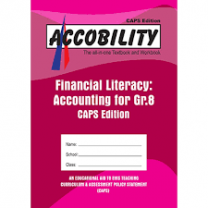Accobility Financial Literacy: Accounting for Gr 8 (Pink)