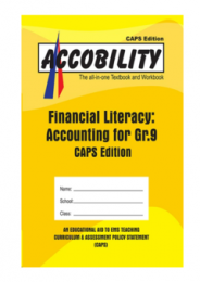 Accobility Financial Literacy: Accounting for Gr 9 - 2nd Year (Yellow)