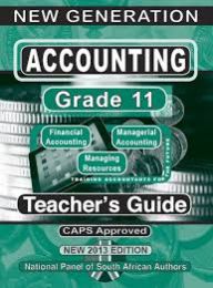 New Generation Accounting Grade 11 Teacher Guide
