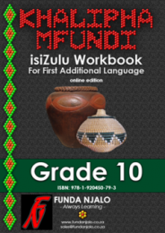 Khalipha Mfundi Workbook - FAL - Grade 10