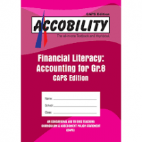 Finacial Literacy: Accounting for Gr 8 (Pink Book)