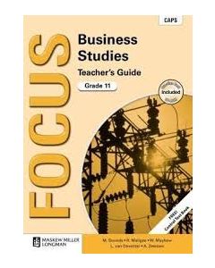 Focus Business Studies Grade 11 Teacher's Guide