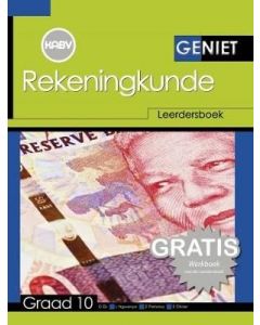 Geniet Rekeningkunde Graad 10 Leerdersboek en Gratis Werkboek