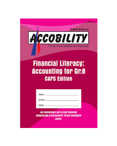 Finacial Literacy: Accounting for Gr 8 (Pink Book)