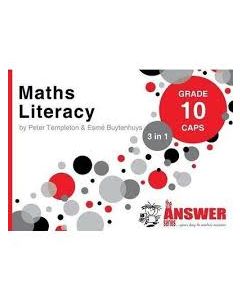 Answer Series Gr 10 Maths Literacy '3 in 1'
