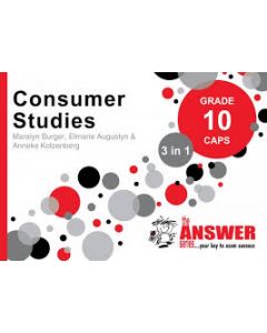 Answer Series Gr 10 Consumer Studies '3 in 1'