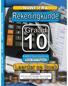 Nuwe Generasie Rekeningkunde Graad 10 Leerder Boek