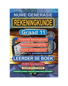 Nuwe Generasie Rekeningkunde Graad 11 Leerder Boek