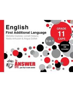Answer Series Gr 11 English FAL '3 in 1'