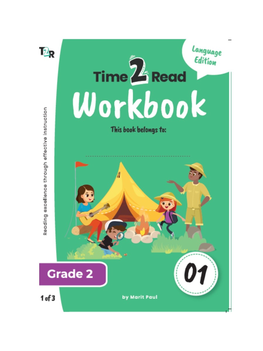 Time2Read Grade 2 Phonics Workbooks (Set of 3)